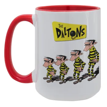 The Daltons, Κούπα Mega 15oz, κεραμική Κόκκινη, 450ml