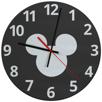 mouse man, Ρολόι τοίχου γυάλινο (30cm)