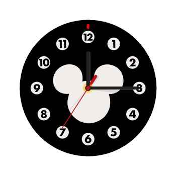 mouse man, Wooden wall clock (20cm)