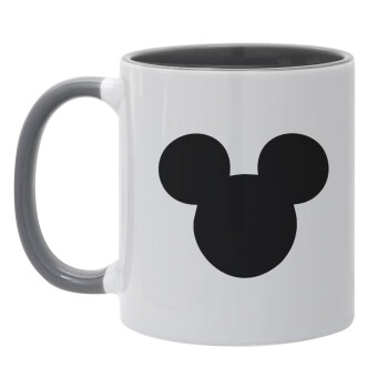 mouse man, Mug colored grey, ceramic, 330ml