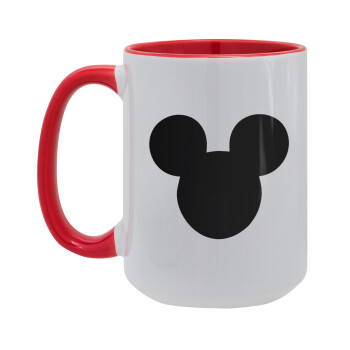 mouse man, Κούπα Mega 15oz, κεραμική Κόκκινη, 450ml