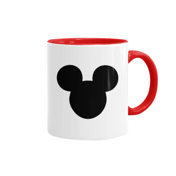 mouse man, Mug colored red, ceramic, 330ml
