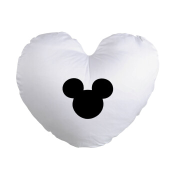 mouse man, Μαξιλάρι καναπέ καρδιά 40x40cm περιέχεται το  γέμισμα