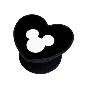 mouse man, Phone Holders Stand  καρδιά Μαύρο Βάση Στήριξης Κινητού στο Χέρι