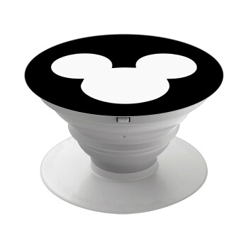 mouse man, Phone Holders Stand  White Hand-held Mobile Phone Holder