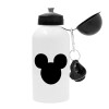 Metal water bottle, White, aluminum 500ml