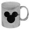Mug ceramic marble style, 330ml