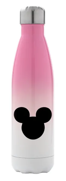 mouse man — Metal mug thermos Pink/White (Stainless steel), double wall, 500ml