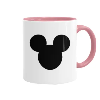 mouse man, Mug colored pink, ceramic, 330ml