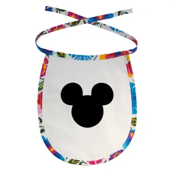 mouse man, Σαλιάρα μωρού αλέκιαστη με κορδόνι Χρωματιστή