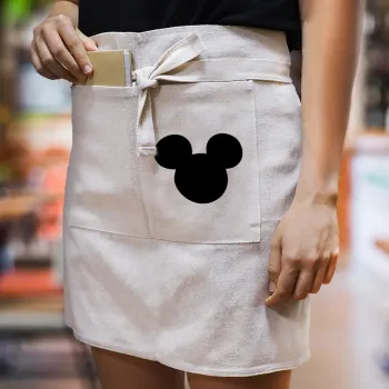 mouse man, Ποδιά Μέσης με διπλή τσέπη Barista/Bartender, Beige