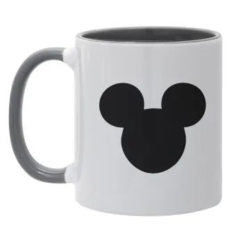 mouse man, Mug colored grey, ceramic, 330ml