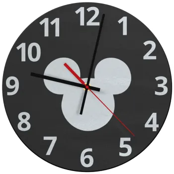 mouse man, Ρολόι τοίχου γυάλινο (30cm)