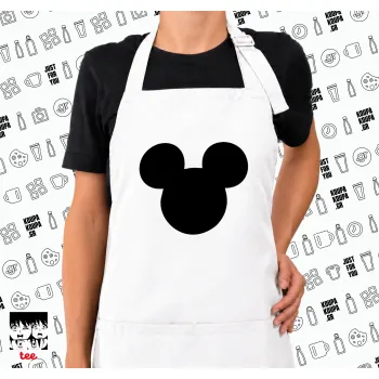 mouse man, Ποδιά μακριά Σεφ ολόσωμη με τσέπες white (ΕΝΗΛΙΚΩΝ)