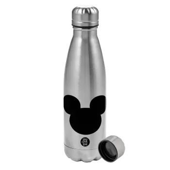 mouse man, Metallic water bottle, stainless steel, 750ml