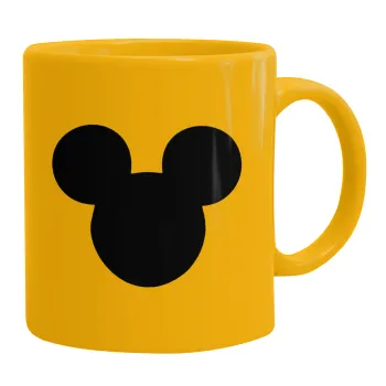 mouse man, Κούπα, κεραμική κίτρινη, 330ml