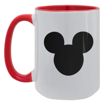 mouse man, Κούπα Mega 15oz, κεραμική Κόκκινη, 450ml