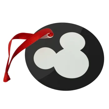 mouse man, Christmas ornament glass 9cm