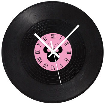 mouse girl, Ρολόι τοίχου Βινύλιο (30cm)