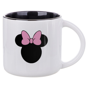 mouse girl, Κούπα κεραμική 400ml Λευκή/Μαύρη