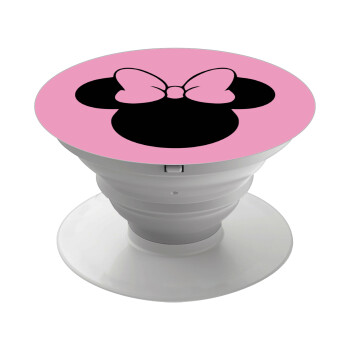 mouse girl, Phone Holders Stand  White Hand-held Mobile Phone Holder