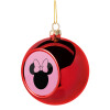 Christmas tree ball Red 8cm