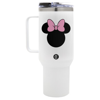 mouse girl, Mega Stainless steel Tumbler with lid, double wall 1,2L