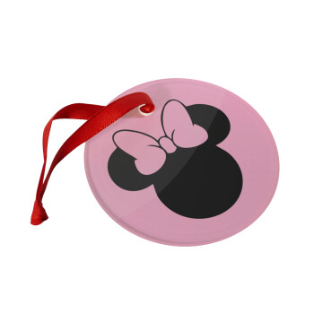 mouse girl, Στολίδι Χριστουγεννιάτικο στολίδι γυάλινο 9cm