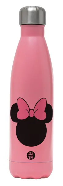 mouse girl — Metal mug thermos Pink Mat (Stainless steel), double wall, 500ml