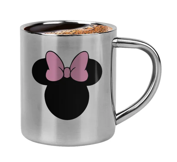 mouse girl — Double-wall metal cup for espresso (220ml)