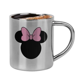 mouse girl, Double-wall metal cup for espresso (220ml)