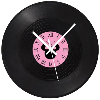 mouse girl, Ρολόι τοίχου Βινύλιο (30cm)