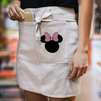 mouse girl, Ποδιά Μέσης με διπλή τσέπη Barista/Bartender, Beige