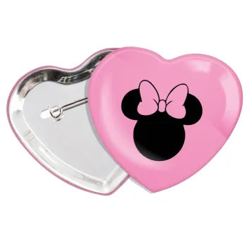 mouse girl, Κονκάρδα παραμάνα καρδιά (57x52mm)