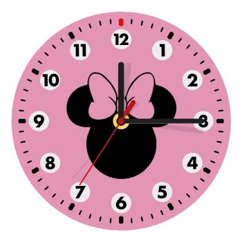 mouse girl, Wooden wall clock (20cm)