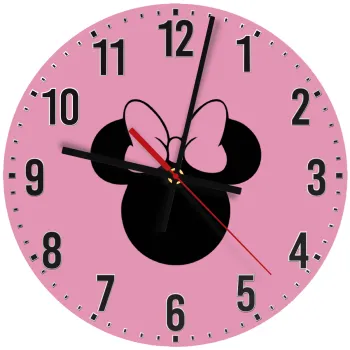 mouse girl, Ρολόι τοίχου ξύλινο (30cm)