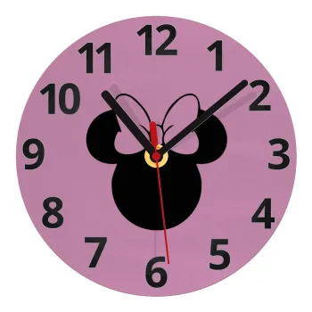 mouse girl, Ρολόι τοίχου γυάλινο (20cm)