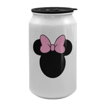 mouse girl, Κούπα ταξιδιού μεταλλική με καπάκι (tin-can) 500ml