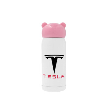 Tesla motors, Ροζ ανοξείδωτο παγούρι θερμό (Stainless steel), 320ml