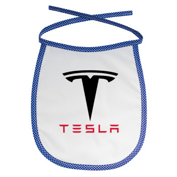 Tesla motors, Σαλιάρα μωρού αλέκιαστη με κορδόνι Μπλε