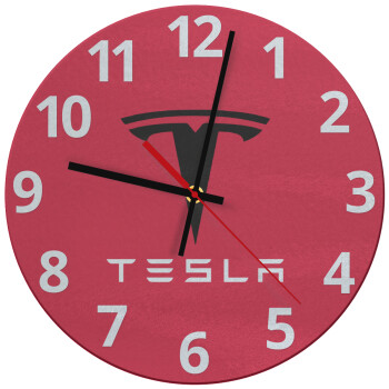 Tesla motors, Ρολόι τοίχου γυάλινο (30cm)