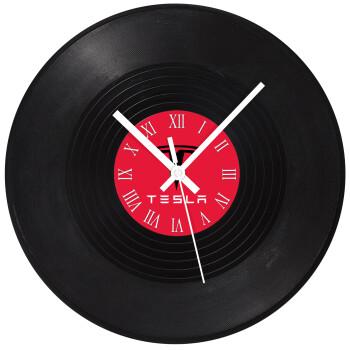 Tesla motors, Ρολόι τοίχου Βινύλιο (30cm)