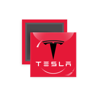 Tesla motors, Μαγνητάκι ψυγείου τετράγωνο διάστασης 5x5cm