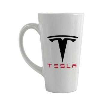 Tesla motors, Κούπα κωνική Latte Μεγάλη, κεραμική, 450ml