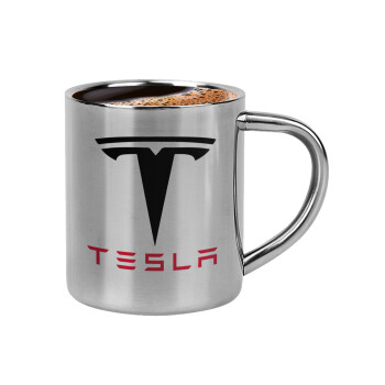 Tesla motors, Κουπάκι μεταλλικό διπλού τοιχώματος για espresso (220ml)