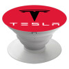 Tesla motors, Pop Socket Λευκό Βάση Στήριξης Κινητού στο Χέρι