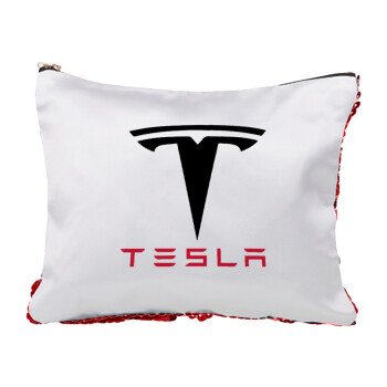 Tesla motors, Τσαντάκι νεσεσέρ με πούλιες (Sequin) Κόκκινο
