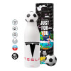 Soccer Metal mug thermos, double wall, 550ml
