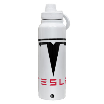 Tesla motors, Θερμός 1L Ανοξείδωτο με Βάση Κινητού & Διπλά Τοιχώματα