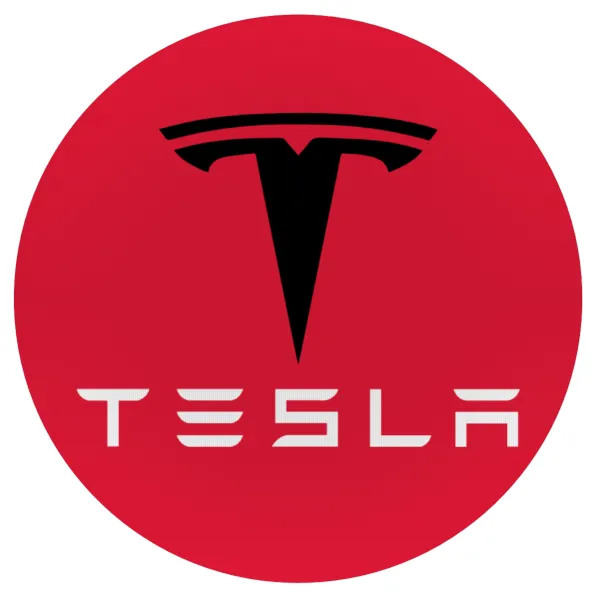 Tesla motors — Mousepad Στρογγυλό 20cm